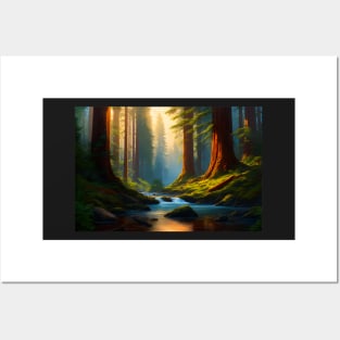 Redwood Stream Posters and Art